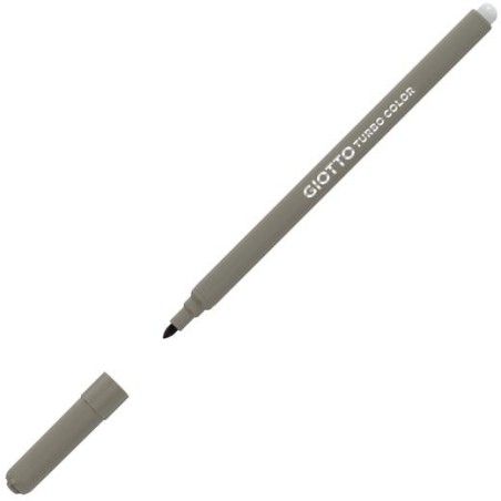 GIOTTO ROTULADORES TURBO COLOR GRIS CAJA 12 UD