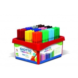 GIOTTO ROTULADORES TURBO COLOR SURTIDOS SCHOOLPACK 144 UD
