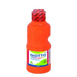 GIOTTO TÉMPERA FLUO NARANJA BOTELLA 250 ML
