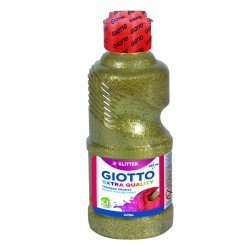 GIOTTO TÉMPERA GLITTER ORO BOTELLA 250 ML