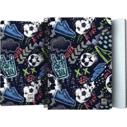 GRAFOPLÁS CUADERNO ESPIRAL FOLIO 80H 4X4MM 90GR TAPA PP BITS&BOBS MATCH