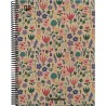 GRAFOPLÁS CUADERNO ESPIRAL A4 80H 4X4 90GR KRAFT Y CARTÓN RECICLADO UNINATURE HOLANDA