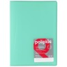 GRAFOPLÁS CARPETA POLIPLÁS DE POLIPROPILENO TRANSLÚCIDO CON 10 FUNDAS SOLDADAS FOLIO MINT