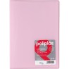 GRAFOPLÁS CARPETA CON FUNDAS POLIPLÁS SOLDADAS FOLIO 30 FUNDAS PP SEMIRÍGIDO TRANSLÚCIDO ROSA SOFT