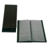 GRAFOPLÁS PORTATARJETAS AMERICANO BASIC 290X140MM PARA 160 TARJETAS DE 105X68MM PVC NEGRO