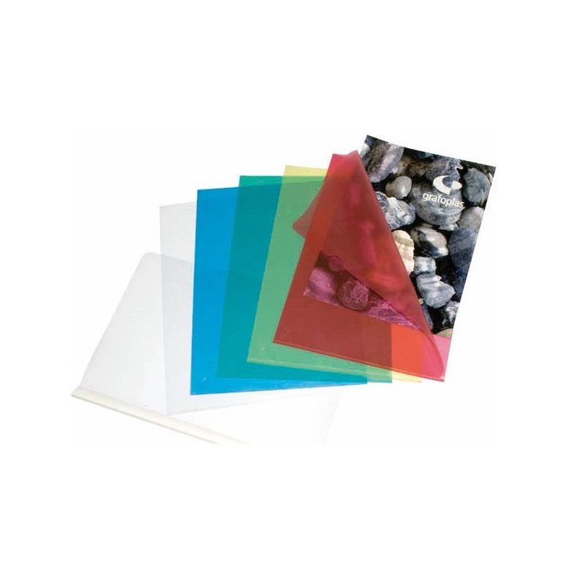 GRAFOPLAS DOSSIER UÑERO PP 110 MICRAS FOLIO TRANSPARENTE -100UND-