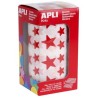 APLI GOMETS ESTRELLA 12,5MM Y 19,5MM ROLLO ROJO