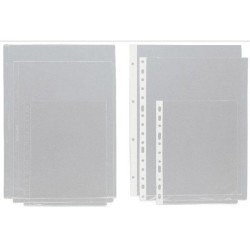 GRAFOPLAS FUNDAS PLANOS A4 MULTITALADRO 11 PVC TRANSPARENTE -100U-