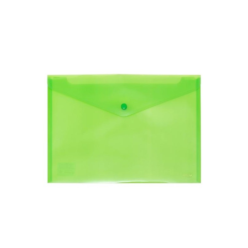 GRAFOPLÁS SOBRE BROCHE ECOPLÁS FOLIO POLIPROPILENO TRANSLÚCIDO VERDE