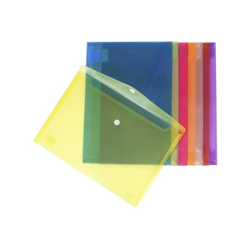 GRAFOPLÁS SOBRE VELCRO ECOPLÁS FOLIO POLIPROPILENO TRANSLÚCIDO AZUL