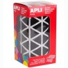 APLI GOMETS TRIANGULARES 20MM ROLLO NEGRO -ROLLO 2832 UNIDADES-