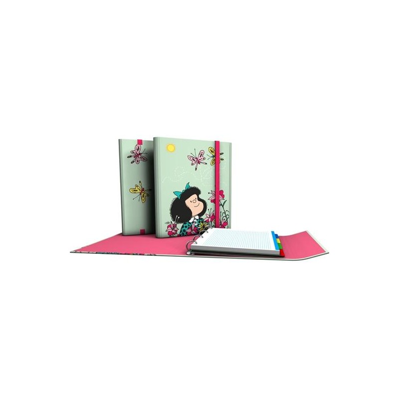 GRAFOPLÁS CARPEPLÚS ANILLAS 4D25MM RECAMBIO 100H 5X5 MA3.FORRADO MAFALDA PRIMAVERA