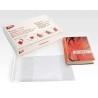 APLI FORRO DE LIBROS CON SOLAPA AJUSTABLE 300MM PVC 130 MICRAS CAJA 100 UD