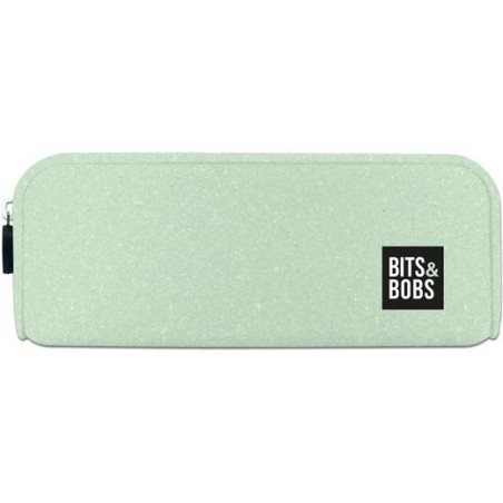 GRAFOPLÁS PORTATODO DE SILICONA BITS&BOBS VERDE PASTEL GLITTER
