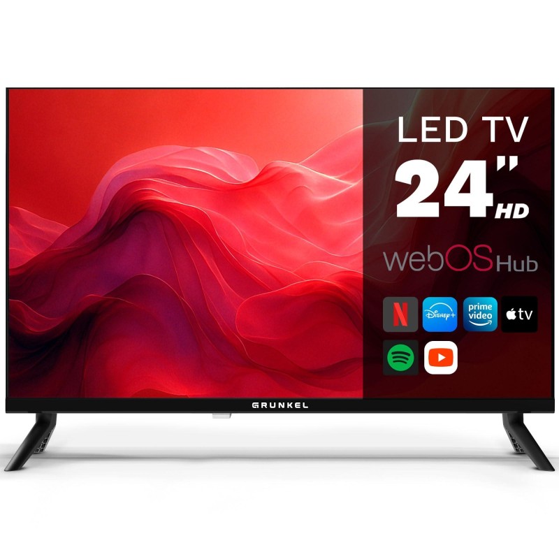 GRUNKEL TELEVISIÓN LED 24" SMART TV CON SISTEMA WEBOS