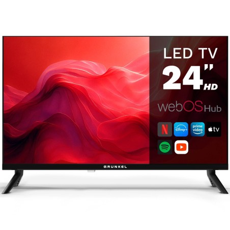 GRUNKEL TELEVISIÓN LED 24" SMART TV CON SISTEMA WEBOS