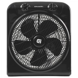 GRUNKEL VENTILADOR DE SUELO 50W 3 VELOCIDADES C/TEMPORIZADOR NEGRO