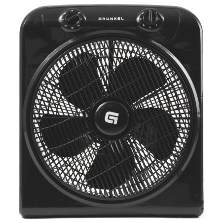 GRUNKEL VENTILADOR DE SUELO 50W 3 VELOCIDADES C/TEMPORIZADOR NEGRO