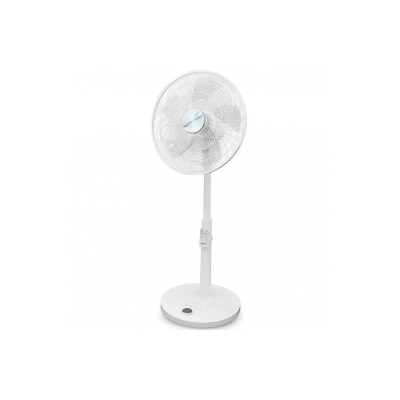 GRUNKEL VENTILADOR DE PIE 2-28W REGULABLE ULTRASILENCIOSO PROGRAMABLE 12 VELOCIDADES BLANCO