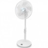 GRUNKEL VENTILADOR DE PIE 2-28W REGULABLE ULTRASILENCIOSO PROGRAMABLE 12 VELOCIDADES BLANCO