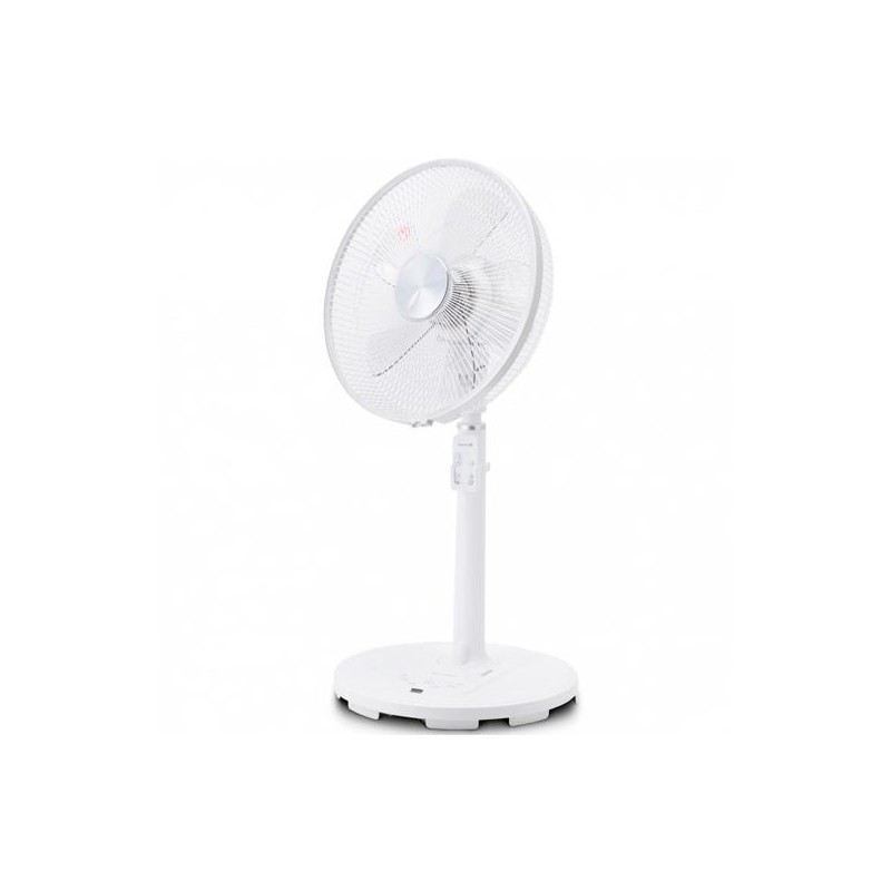 GRUNKEL VENTILADOR DE PIE 2-28W REGULABLE ULTRASILENCIOSO PROGRAMABLE 4 VELOCIDADES BLANCO