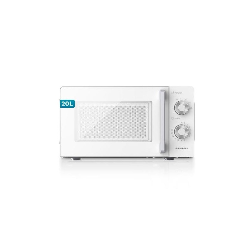 GRUNKEL MICROONDAS SIN GRILL 700W 20L BLANCO
