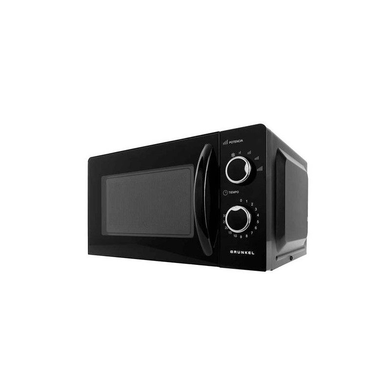 GRUNKEL MICROONDAS SIN GRILL 700W 20L NEGRO