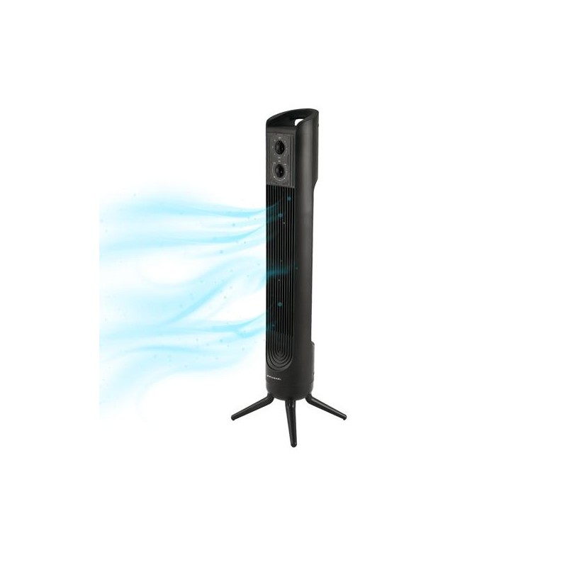 GRUNKEL VENTILADOR DE TORRE 45W 3 VELOCIDADES C/TEMPORIZADOR NEGRO