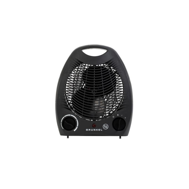 GRUNKEL CALEFACTOR CON 2 NIVELES POTENCIA Y ASA NEGRO