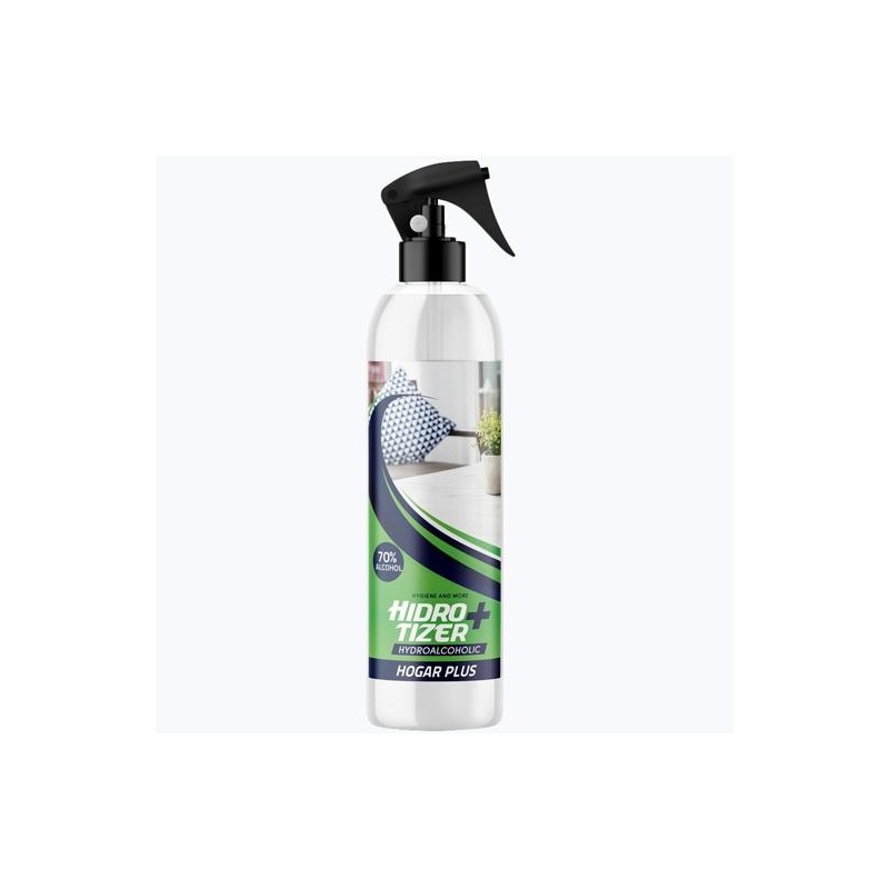 HIDROTIZER PLUS HOGAR SOLUCIÓN HIDROALCOHÓLICA LIMPIEZA PROFUNDA SPRAY 1L