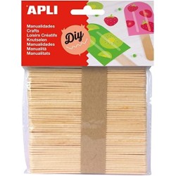 APLI PALO DE POLO 114X10MM COLOR MADERA NATURAL -50U-