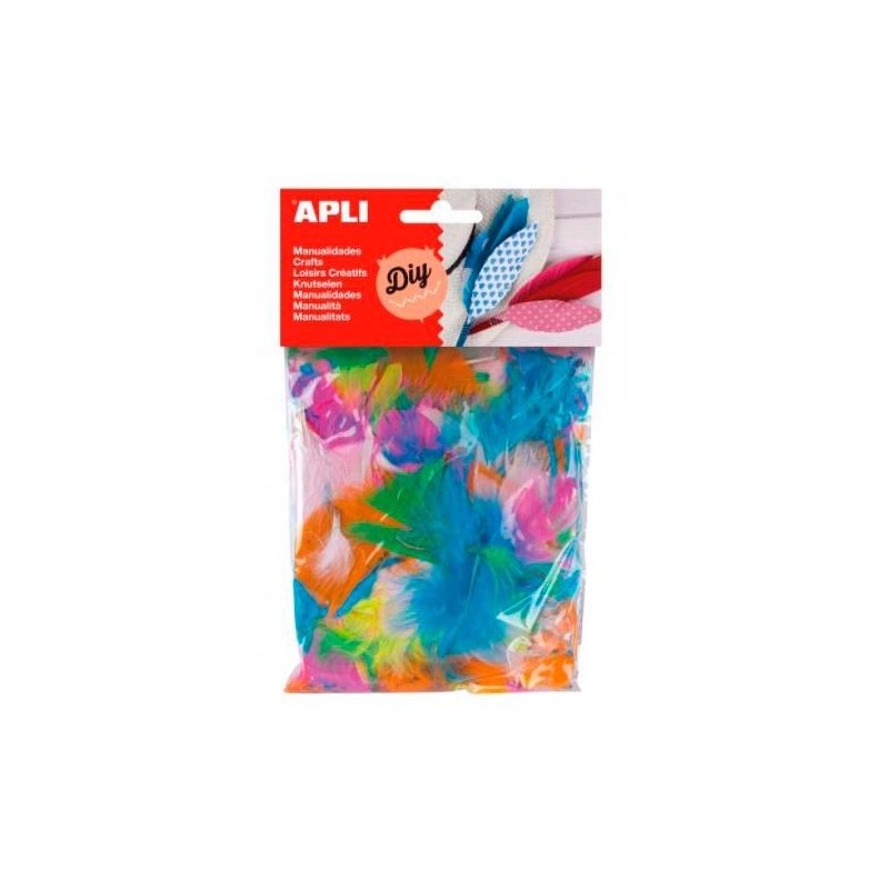 APLI PLUMAS COLLAGE 14G COLORES SURTIDOS
