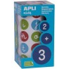 APLI ROLLO GOMETS ABECEDARIO MINÚSCULAS REDONDOS 20MM