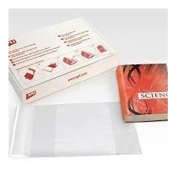 APLI FORRO DE LIBROS CON SOLAPA AJUSTABLE 295MM PVC 130 MICRAS CAJA 100 UD