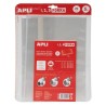 APLI FORRO DE LIBROS CON SOLAPA AJUSTABLE 290MM PP 75 MICRAS BLÍSTER 5 UD