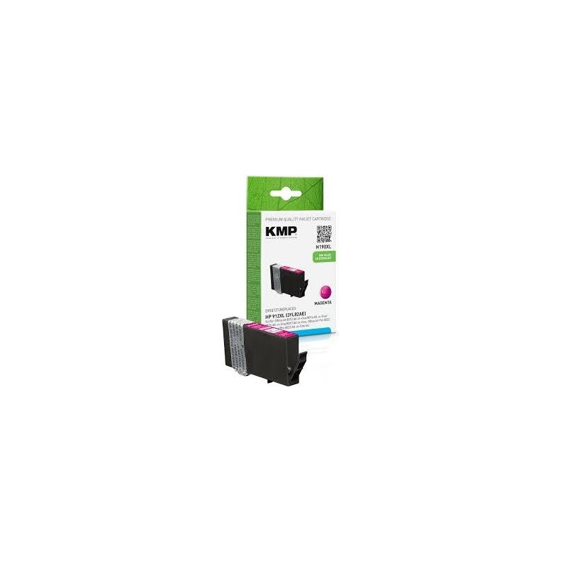 TINTA KMP MAGENTA OFFICEJET PRO 8022, 8023, 8024, 8025, 8012, 8015 ALL-IN-ONE - Nº 912XL