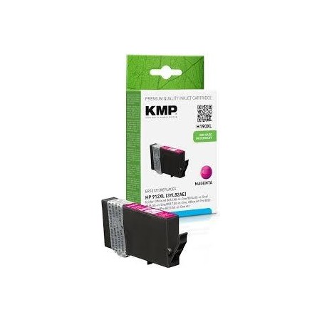 TINTA KMP MAGENTA OFFICEJET PRO 8022, 8023, 8024, 8025, 8012, 8015 ALL-IN-ONE - Nº 912XL