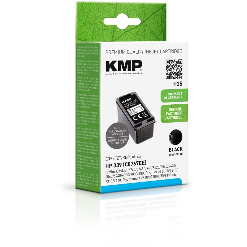 TINTA KMP NEGRO DESKJET 5740 5940 6540 6620 6840 6940 6980 9800 PHOTOSMART 8050 8150 8450 8750 - Nº 339