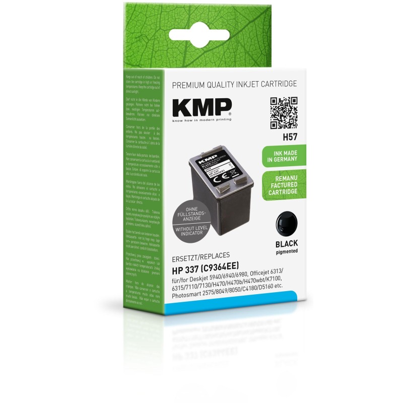 TINTA KMP NEGRO DESKJET 5940 6940 6980 OFFICEJET 6313 6315 7110 7130 H470 H470B H470WBT K7100 PHOTOSMART 2575 8049 8050 C4180 D5
