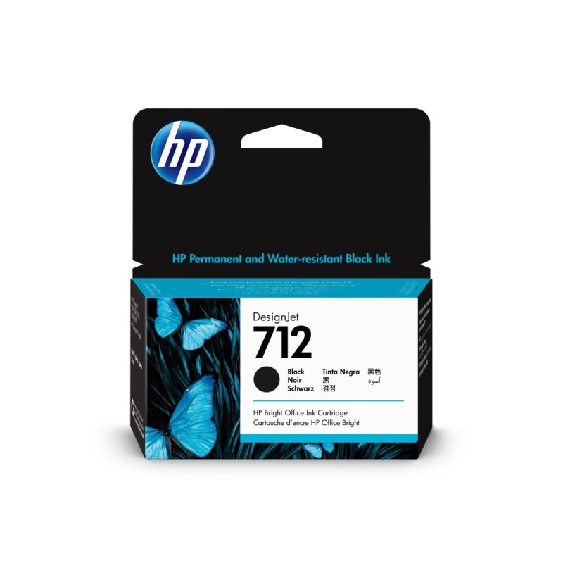 HP TINTA NEGRO DESIGNJET T200 / T600- Nº 712