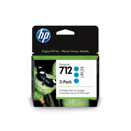 HP TINTA CIAN DESIGNJET T200 / T600- Nº 712 *PACK 3*