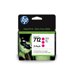 HP TINTA MAGENTA DESIGNJET T200 / T600- Nº 712 *PACK 3*