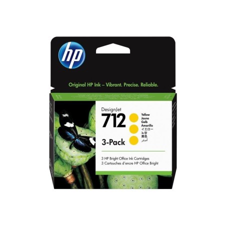 HP TINTA AMARILLO DESIGNJET T200 / T600- Nº 712 *PACK 3*