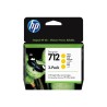 HP TINTA AMARILLO DESIGNJET T200 / T600- Nº 712 *PACK 3*