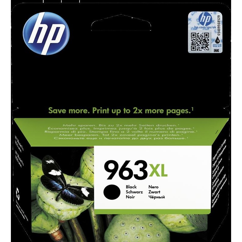 HP TINTA NEGRO OFFICEJET PRO ALL-IN-ONE 9010,9012,9014,9015,9016,9019,9020,9022,9025 - Nº 963XL