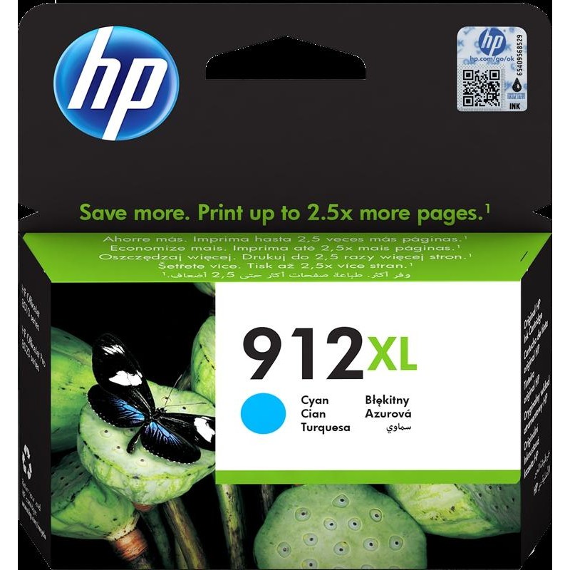 HP TINTA CYAN DESKJET / DESKWRITER Nº912XL