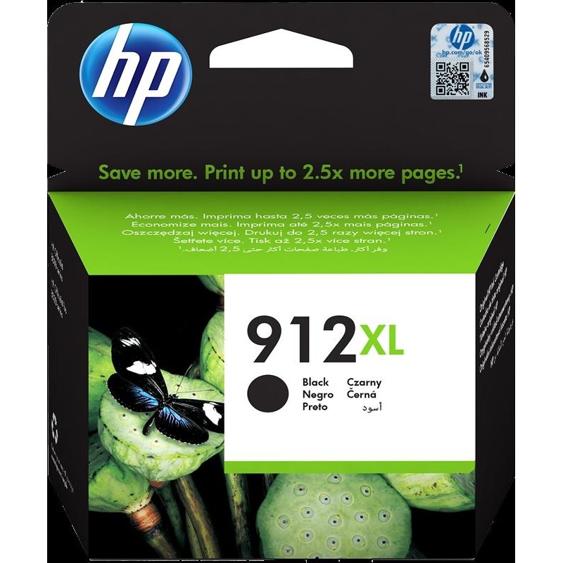 HP TINTA NEGRO DESKJET / DESKWRITER Nº912XL