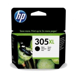 HP TINTA NEGRO DESKJET 2300, 2700 SERIE, PLUS 4100, ENVY 6000, PRO 6400, 4210E -Nº 305XL