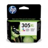 HP TINTA TRICOLOR DESKJET 2300, 2700 SERIE, PLUS 4100, ENVY 6000, PRO 6400 - Nº 305XL
