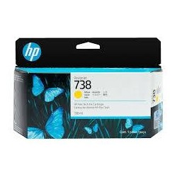 HP TINTA AMARILLO DESIGNJET 738